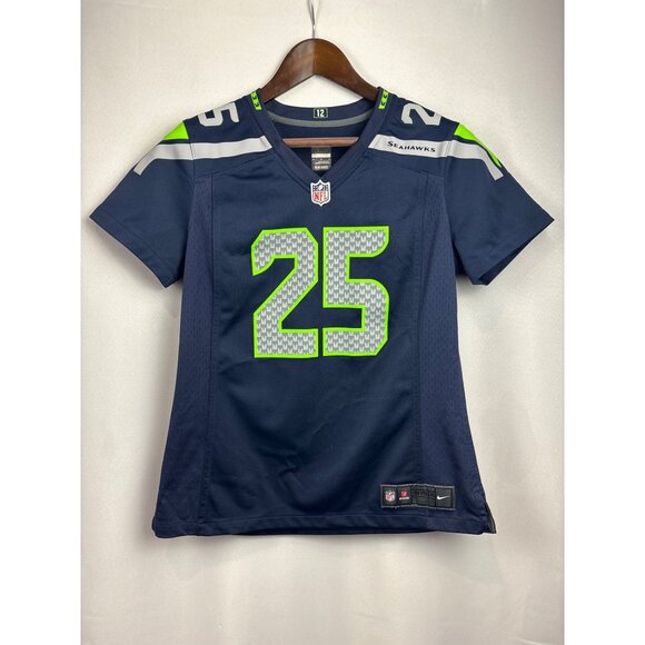 Women’s NIKE NFL Medium Seahawks #25 Sherman Jersey - Picture 1 of 7